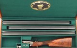 Parker Reproductions (Winchester) DHE 28 / .410 factory original three-barrel set, cased, likely unfired, estate of Tom Siatos, layaway - 15 of 15