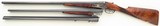 Parker Reproductions (Winchester) DHE 28 / .410 factory original three-barrel set, cased, likely unfired, estate of Tom Siatos, layaway - 3 of 15