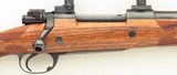 Custom Model 98 Argentine Mauser .338 Winchester Magnum, AAA claro, jeweled, skeleton, 7.8 pounds, 97 percent, layaway - 5 of 15