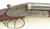 Gebruder Merkel sidelock 12 gauge, 1926, 29.1-inch F/F, 2.5-inch, game scenes, 35 percent colors, layaway - 5 of 15