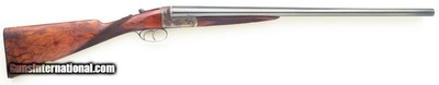 Westley Richards 12 gauge, sleeved 26-inch, C/IM, 2.75-inch, drop points, horn accents, 6.6 pounds, 13.9 LOP, bright and tight, layaway
