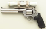 Smith & Wesson 657-4 .41 Magnum, unfluted, 7.5-inch, round butt, Leupold 4x, great bore, case, 90 percent - 2 of 7