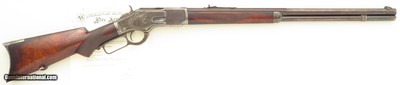 Winchester 1873 .44-40, letter, 1886, 24-inch octagon-to-round, set trigger, deluxe checkered wood, pistol grip, layaway