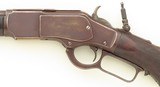 Winchester 1873 special order .32-20, letter, 28-inch octagon with unusual dovetail position, deluxe checkered, layaway - 6 of 15