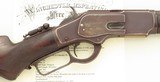Winchester 1873 special order .32-20, letter, 28-inch octagon with unusual dovetail position, deluxe checkered, layaway - 5 of 15