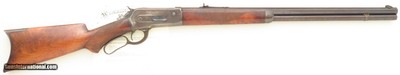 Winchester 1886 .45-90, 1887, letter, 26-inch, set trigger, fancy checkered, pistol grip w/ebony,