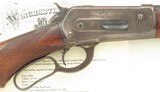 Winchester 1886 .45-90, 1887, letter, 26-inch, set trigger, fancy checkered, pistol grip w/ebony, - 5 of 15