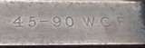 Winchester 1886 .45-90, 1887, letter, 26-inch, set trigger, fancy checkered, pistol grip w/ebony, - 11 of 15