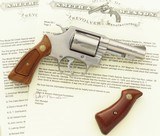 Important Smith & Wesson 60-1 .38 Special, 1 of 171 made, 3-inch, square butt, letter, box, 95 percent, collection of Gunwriter Dick Metcalf, layaway - 1 of 13