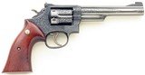 Smith & Wesson Model 19-3 .357 Mag., Class A engraving, letter, 1976, 6-inch, outstanding, unfired, layaway - 2 of 9
