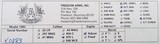 Freedom Arms 83 Premier Grade .475 Linebaugh, 10-inch octagon, inverted crown, tuned, mounts, ragged hole test target, box, snaps, 98%+, layaway - 12 of 12