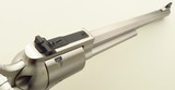 Freedom Arms 83 Premier Grade .475 Linebaugh, 10-inch octagon, inverted crown, tuned, mounts, ragged hole test target, box, snaps, 98%+, layaway - 4 of 12
