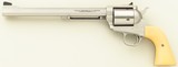 Freedom Arms 83 Premier Grade .475 Linebaugh, 10-inch octagon, inverted crown, tuned, mounts, ragged hole test target, box, snaps, 98%+, layaway - 3 of 12