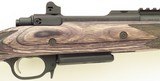 Left hand Ruger Gunsite Scout .308 Win., threaded, sights, ring mounts, four factory magazines, box, 98 percent - 7 of 9