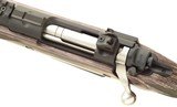 Left hand Ruger Gunsite Scout .308 Win., threaded, sights, ring mounts, four factory magazines, box, 98 percent - 8 of 9