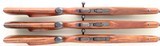 Kimber of Oregon Model 82 SuperAmerica same-serialed trio in .22 LR, .22 Magnum & .22 Hornet, quarter rib, AAA-claro, unfired, layaway - 4 of 11