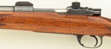 John Warren custom Mauser 98 7mm Remington Magnum, jeweled, checkered knob, engraved butt plate, trap doors, extended tang, Canjar, Buehler, layaway - 6 of 15