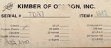 Kimber of Oregon 84 Custom Classic .222 Remington, striking walnut, pristine bore, box, 97 percent, layaway - 13 of 13