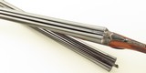 Westley Richards drop lock 12, 1912, 28-inch IC/M sleeved for steel by Rigby, 2.75, scalloped, tight, case, factory letter, layaway - 4 of 15