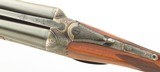 Westley Richards drop lock 12, 1912, 28-inch IC/M sleeved for steel by Rigby, 2.75, scalloped, tight, case, factory letter, layaway - 7 of 15
