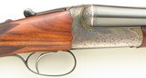 Westley Richards drop lock 12, 1912, 28-inch IC/M sleeved for steel by Rigby, 2.75, scalloped, tight, case, factory letter, layaway - 5 of 15