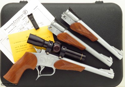 SSK Magnum Pak custom limited edition T/C Contender .357 Mag. / .41 Mag. / .44 Mag., 1978, complete, cased, literature, layaway