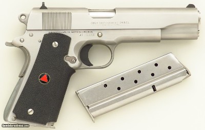 Colt Delta Elite 10mm, 1990, stainless steel, two magazines, great bore, 97 percent