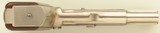 Belgian Browning Hi-Power 9mm, 1980, nickel, adjustable, two magazines, appears unfired, layaway - 4 of 8