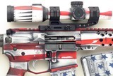 Axelson Tactical USA-15 5.56, second amendment limited edition, red/white/blue, Eotech Vudu, 97 percent, layaway - 5 of 9