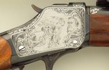 Custom Winchester 1885 High Wall .225 Win., Jim Dubell, Dennis Earl Smith, Gary Griffiths, engraved, Lyman, layaway - 8 of 15
