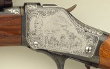 Custom Winchester 1885 High Wall .225 Win., Jim Dubell, Dennis Earl Smith, Gary Griffiths, engraved, Lyman, layaway - 9 of 15