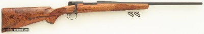Pete Grisel custom Mauser 98 .257 Roberts, 1990, 22-inch, 7 pounds, outstanding checkering, Blackburn, AAA English, unfired, layaway