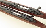 Matched pair of custom Winchester pre-64 Model 70s in .270 and .30-06 by Jim Dubell, AAA walnut, banded, skeleton, Conetrol, 7.4 pounds, layaway - 7 of 12
