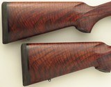 Matched pair of custom Winchester pre-64 Model 70s in .270 and .30-06 by Jim Dubell, AAA walnut, banded, skeleton, Conetrol, 7.4 pounds, layaway - 8 of 12