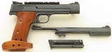 Smith & Wesson Model 41 .22 LR, 5.5-inch heavy & 7-inch, two mags, adjustable grips, great bores, 90 percent, layaway - 1 of 7