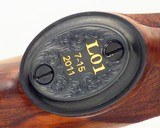 Luxus Arms Model 11 serial number 1, .270 Win., .22-250 Rem., exhibition Turkish, quarter rib, banded, box, unfired, layaway - 13 of 14