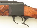 Luxus Arms Model 11 serial number 1, .270 Win., .22-250 Rem., exhibition Turkish, quarter rib, banded, box, unfired, layaway - 6 of 14