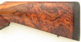 Luxus Arms Model 11 serial number 1, .270 Win., .22-250 Rem., exhibition Turkish, quarter rib, banded, box, unfired, layaway - 10 of 14