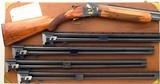 Browning Superposed / Cordy five-barrel set 12/20/28/410, gold engraved, Simmons, 95 percent, layaway - 1 of 14