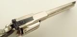 Colt Python .357 Magnum, 1978, 6-inch, nickel, box, 75% finish, layaway - 4 of 10