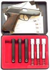 Heckler & Koch HK4 four-barrel set, .22 LR, .25 ACP, .32 ACP, .380 ACP, 1968, cased, 98 percent, layaway - 1 of 10