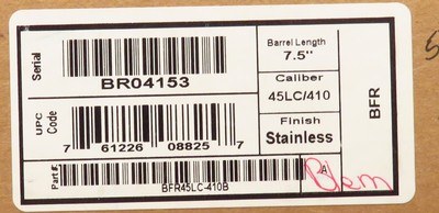 Magnum Research BRF .45 Colt & .410, 8.15-inch, box, 98 percent - Image 8 of 8
