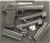 Desert Eagle three-caliber set in .357 Magnum, .44 Magnum & .50 AE, cased, 95%, layaway - 1 of 8