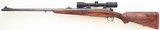 Hoenig custom Winchester pre-64 Model 70 .375 H&H Magnum, 4+1, banded, express, English, 24 LPI, crossbolts, pancake, Swarovski, 97%, layaway - 2 of 13
