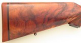 Hoenig custom Winchester pre-64 Model 70 .375 H&H Magnum, 4+1, banded, express, English, 24 LPI, crossbolts, pancake, Swarovski, 97%, layaway - 8 of 13