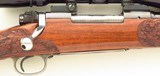 Winchester pre-64 70 Featherweight .270 Win., ported, Leupold 3.5-10x, carved AAA English, great bore - 5 of 12