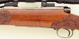 Winchester pre-64 70 Featherweight .270 Win., ported, Leupold 3.5-10x, carved AAA English, great bore - 6 of 12