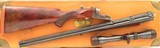 Merkel 9.3x74 double rifle, 1927, scalloped boxlock, claw mounts, great bores, tight, proven accuracy, cased, 85 percent, layaway