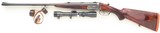 Merkel 9.3x74 double rifle, 1927, scalloped boxlock, claw mounts, great bores, tight, proven accuracy, cased, 85 percent, layaway - 3 of 15
