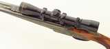 Charles Lancaster (London) double rifle in .280 Flanged Nitro Express, ejectors, express, optic, 15.1 LOP, layaway - 3 of 14